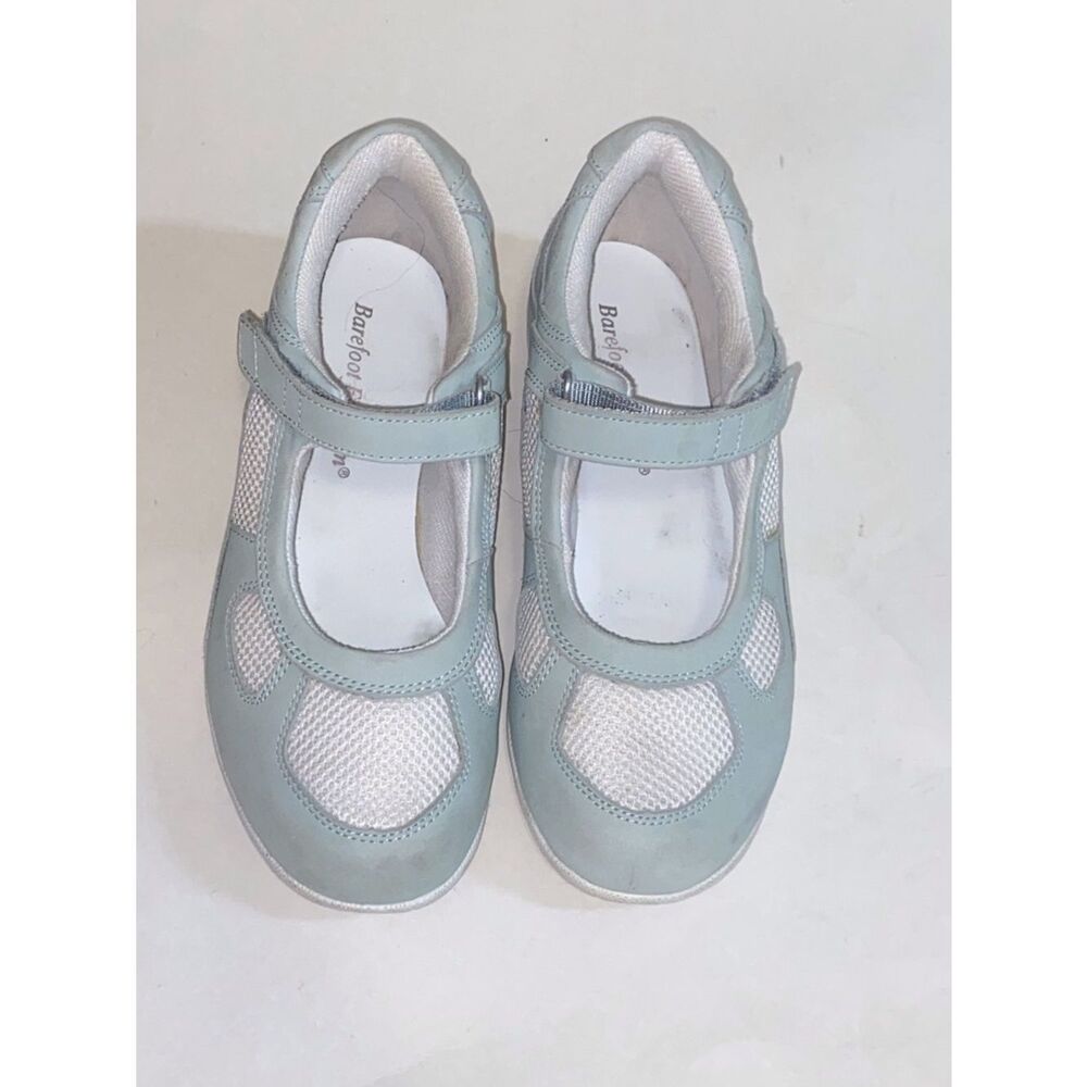 Barefoot Freedom Mary Jane Sneakers in Light Blue with Hook-and-Loop Strap  9WW